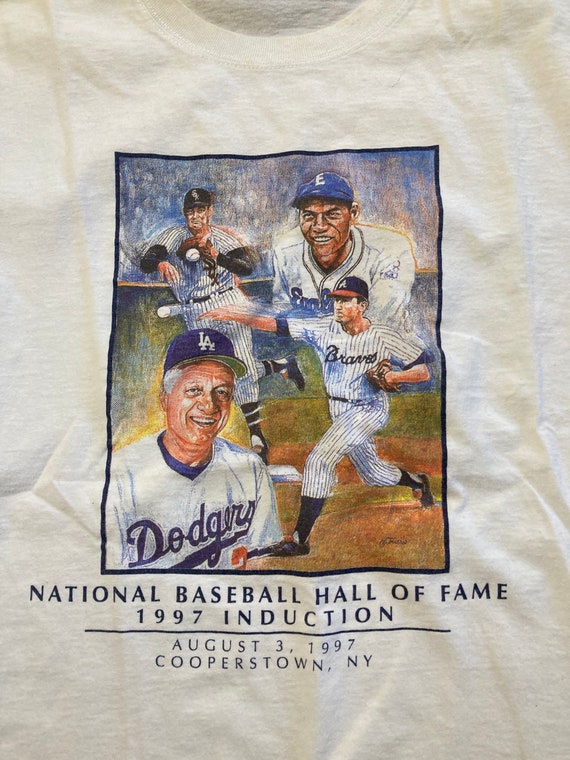 1997 baseball hall of fame induction tshirt