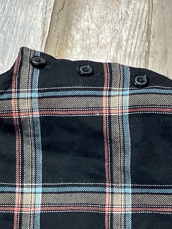 Vintage Pendleton Wool Shirt - Plaid Distressed U… - image 2