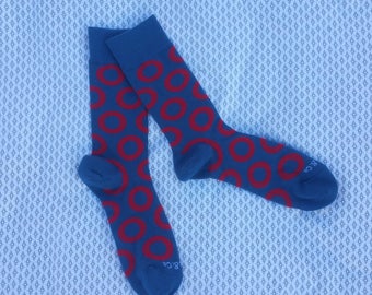 Fishman Donut Dress Socks