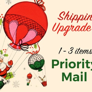 Upgrade to Priority Mail from First Class Mail - 1 to 3 items in your order