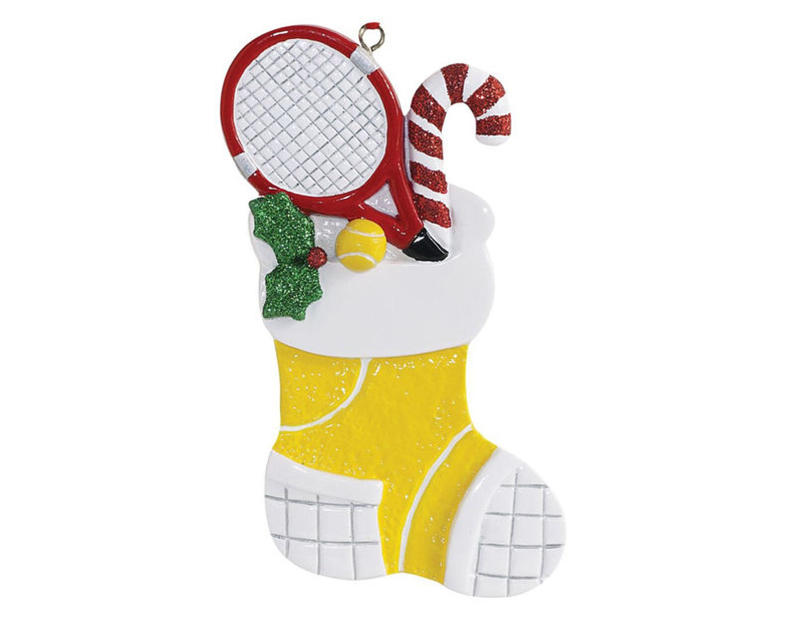 Tennis Ornament Tennis Christmas Stocking Racket Hand - Etsy
