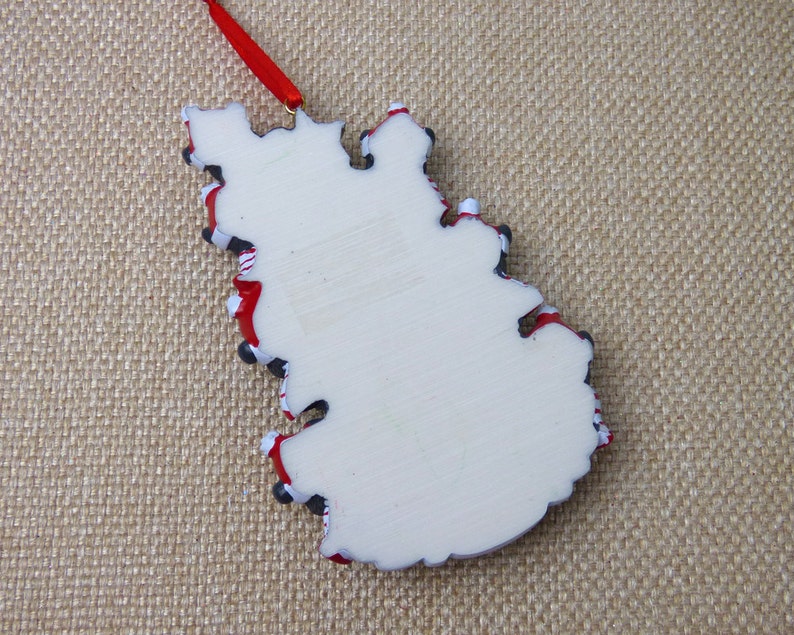 Hand Personalized Ornament 7 Bears on a Christmas Tree Bear Family of Seven