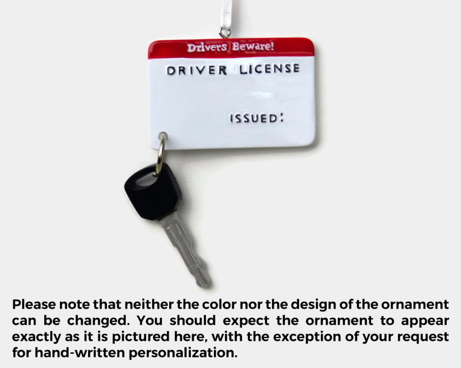 Driver's License Personalized Ornament New Driver Hand Etsy
