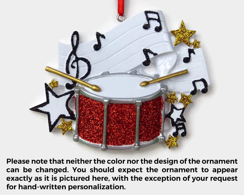 Drummer Personalized Ornament Snare Drums Music Lover Etsy