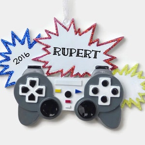 Video Gamer Personalized Ornament - Video Games - Hand Personalized Christmas Ornament