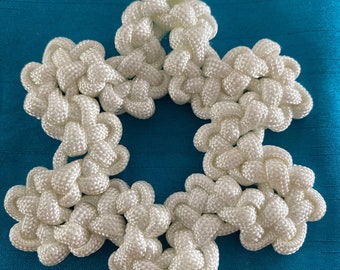 Snowflake Paracord or Rope Christmas Tree Decoration