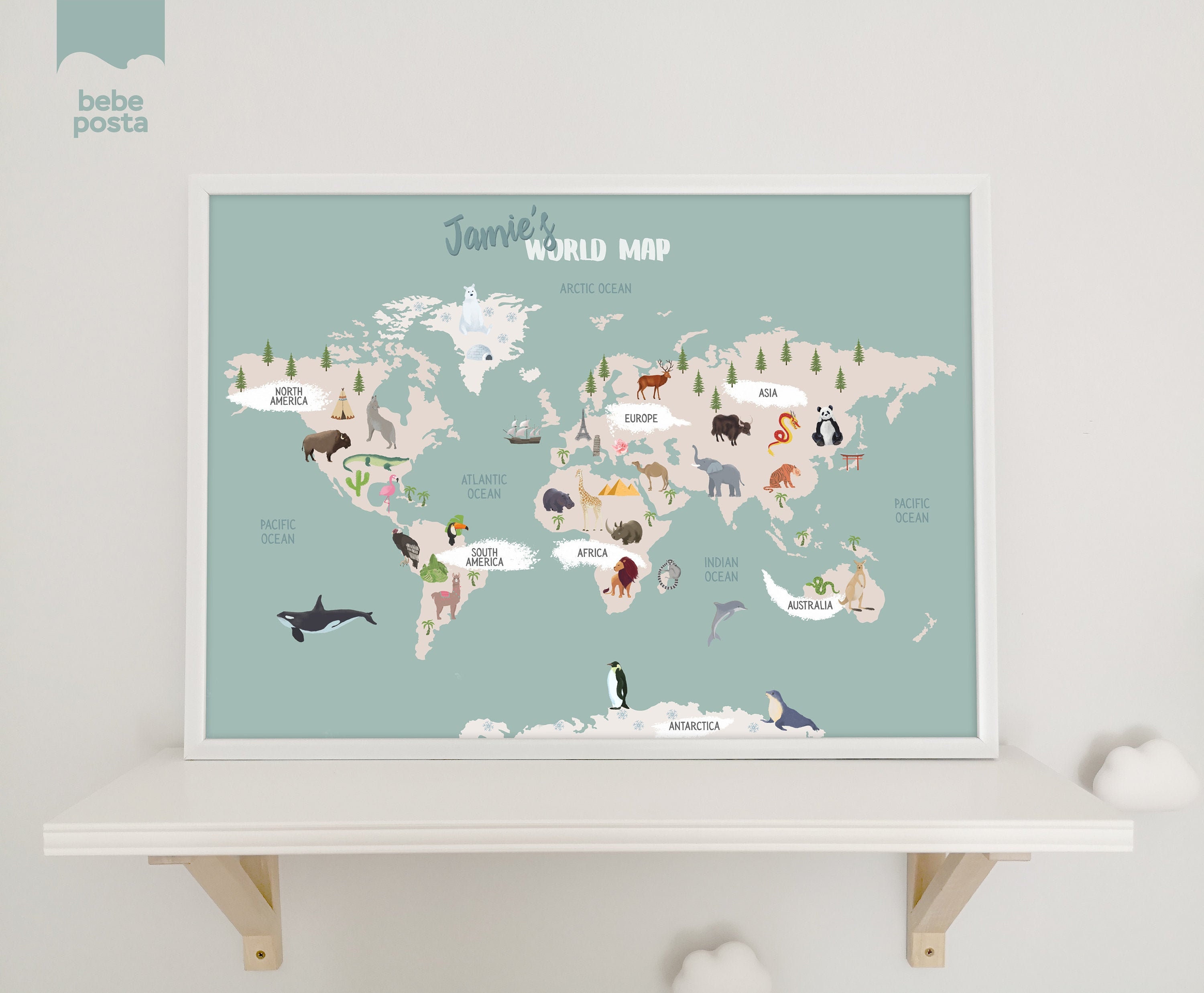 personalised baby room decor