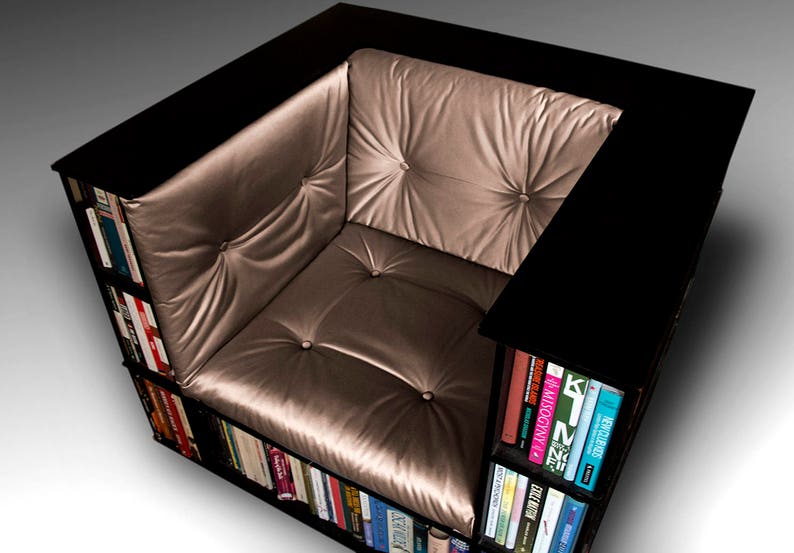 Library Chair Luxury Club Chair Bookcase Chair Made to image 0