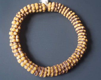 African glass beads, Krobo beads, spacer beads, filler beads for handmade jewelry.