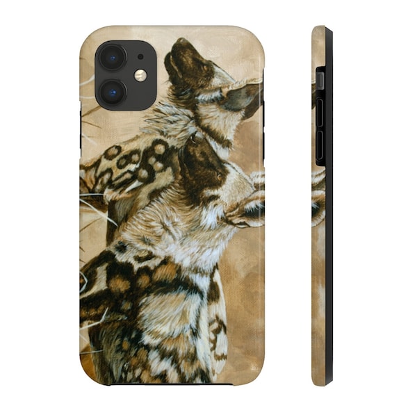 African Wild Dog, Painted Wolf, Wildlife, Animal, iPhone,Case Mate Tough Phone Cases, Unique