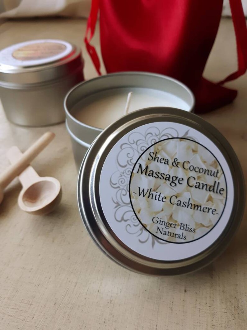 Natural Soy Massage Candle Essential Oil or Fragrance Oil Etsy