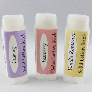 Promoção! Loção em bastão sólida ~ Tamanho para bolsa/viagem, feita com manteiga de karité e óleo de coco. Barra de loção natural para a barriga.