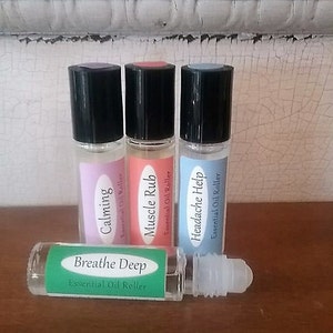 Roller z olejkami eterycznymi: Aromaterapia w roll-onie, 100% czysta, jakość terapeutyczna, jakość kliniczna