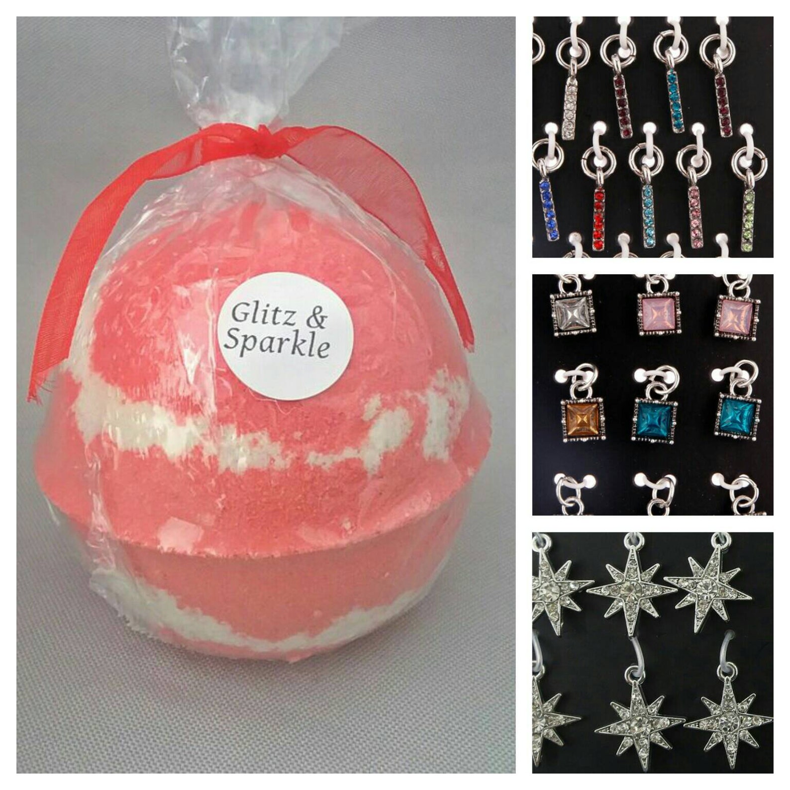 SALE Surprise Necklace Bath Bomb Jewelry Bath Fizzy Charm Etsy