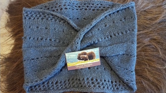 100% Qiviut Hand Knitted Mobius