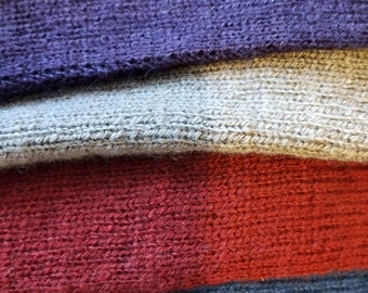 100% Qiviut Smoke Ring Plain Knit for Men or Women