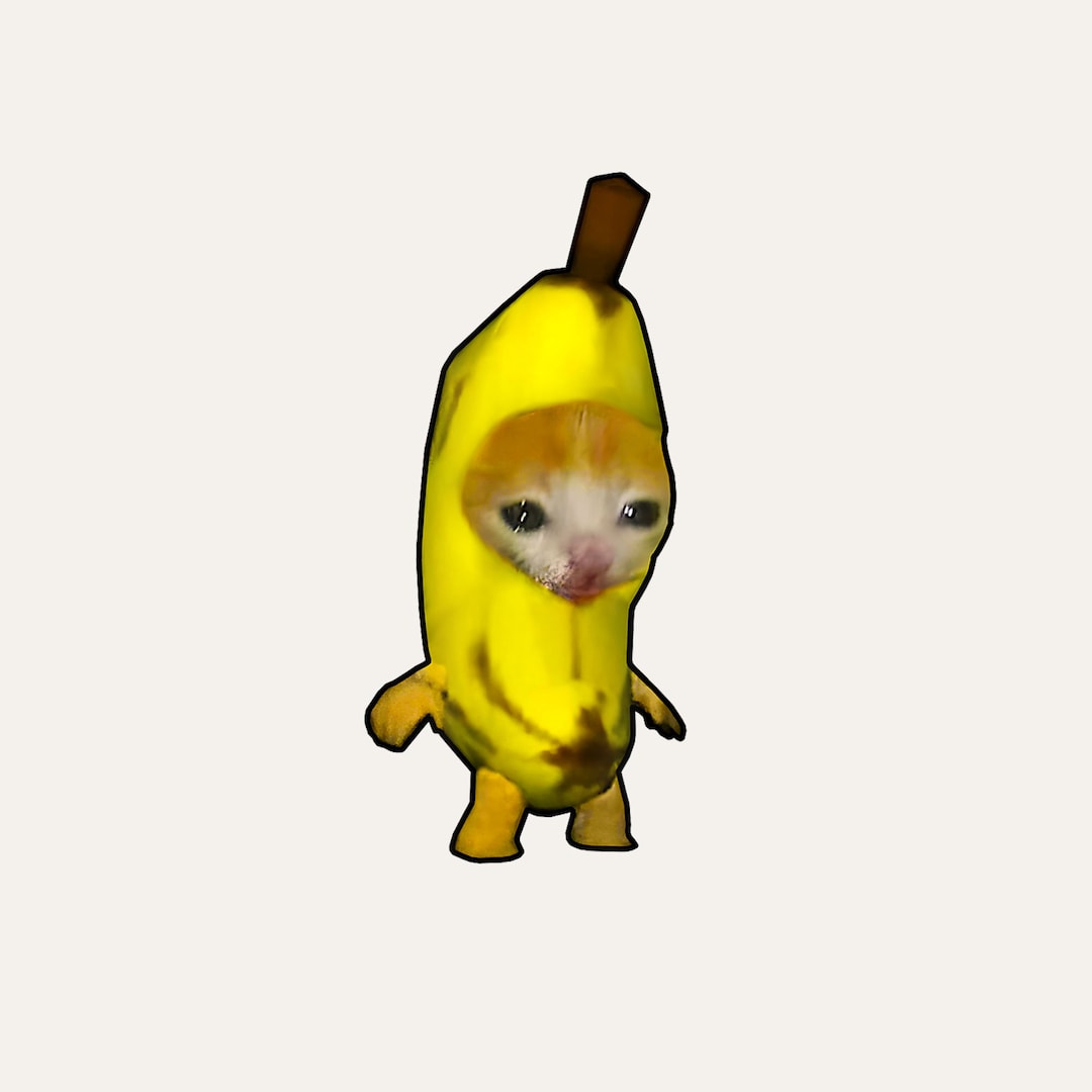 Cute Banana Cat Happy Bananacat Meme Kitty Cat Lovers Meme -  Sweden