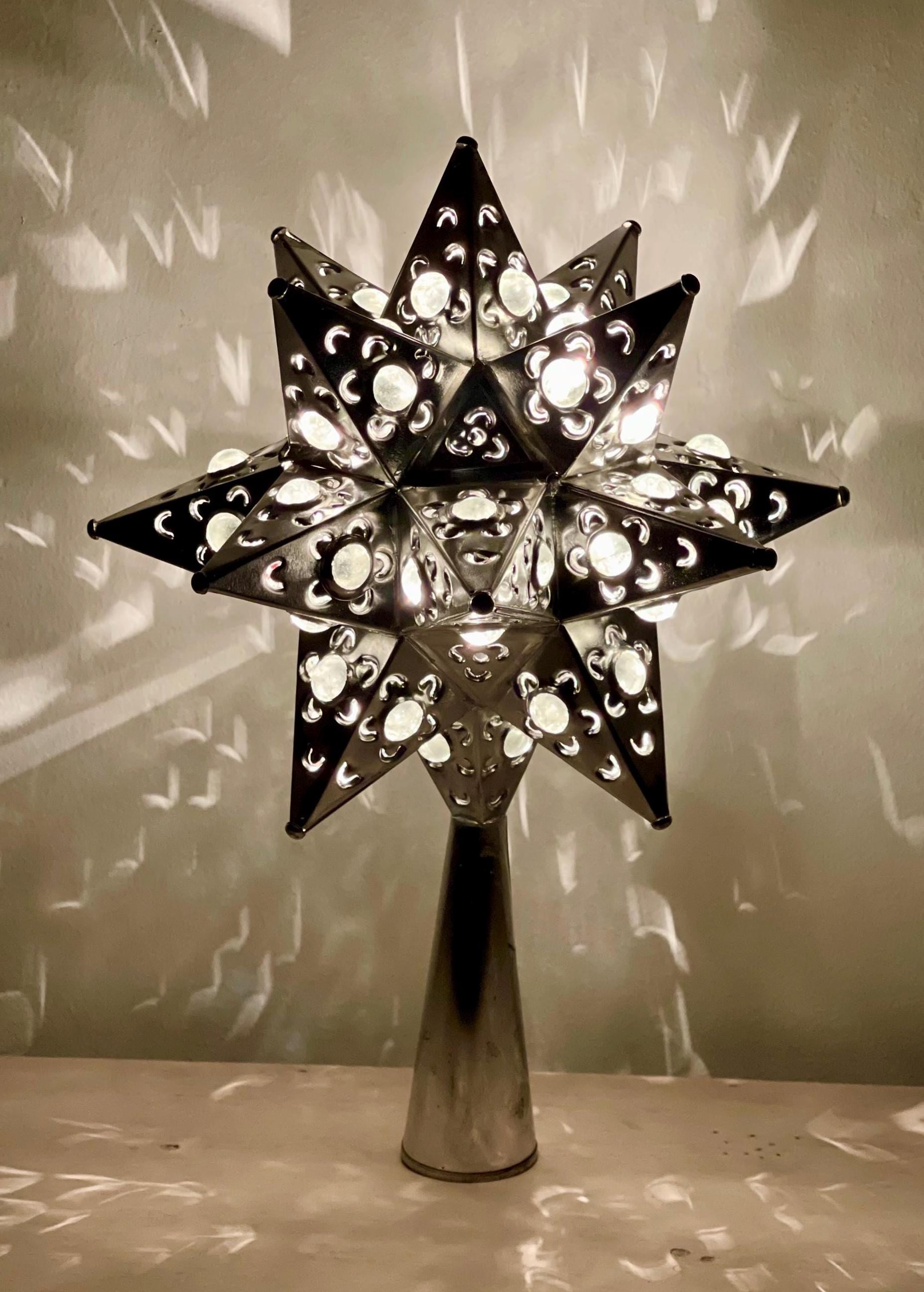 Silver Star Tree Topper - Etsy Silver Star Tree Topper - Etsy