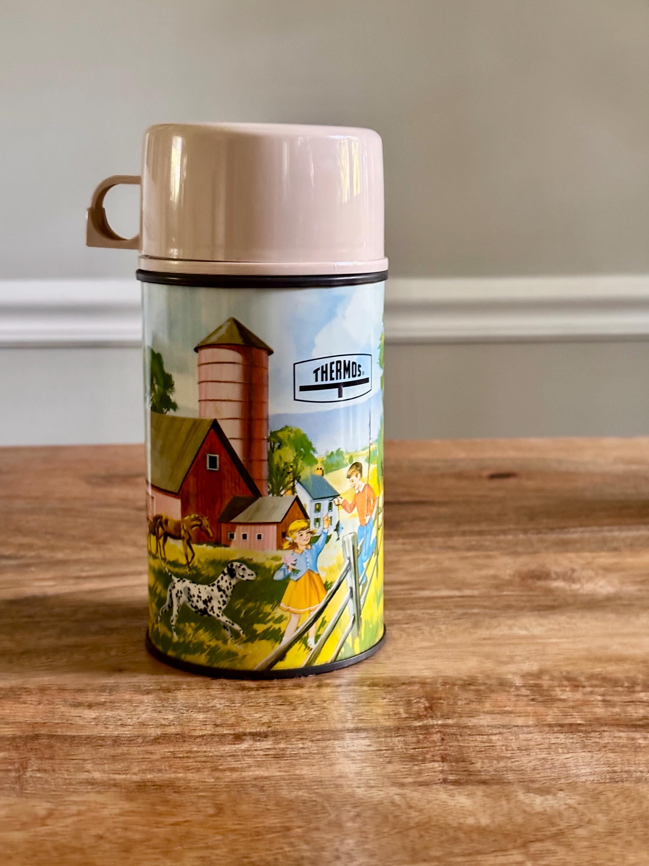 Vintage Thermos Bottle - Etsy