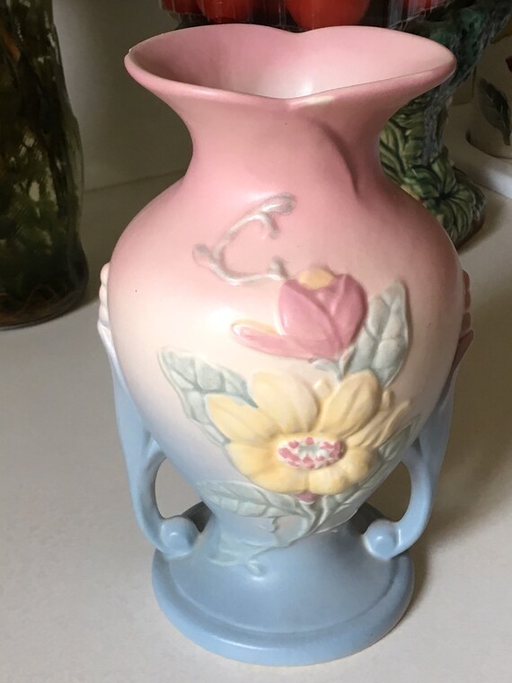 Vintage Hull Vase Hull Magnolia Vase Vintage Hull Pottery Etsy
