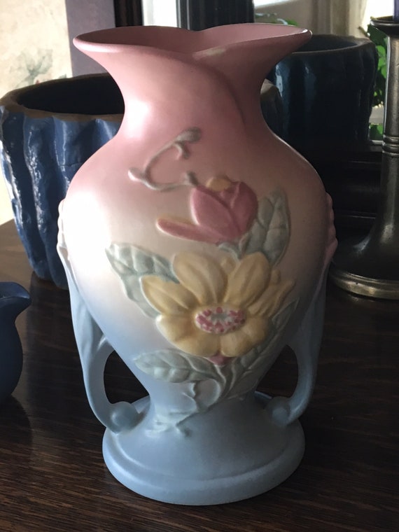 Vintage Hull Vase Hull Magnolia Vase Vintage Hull Pottery Etsy