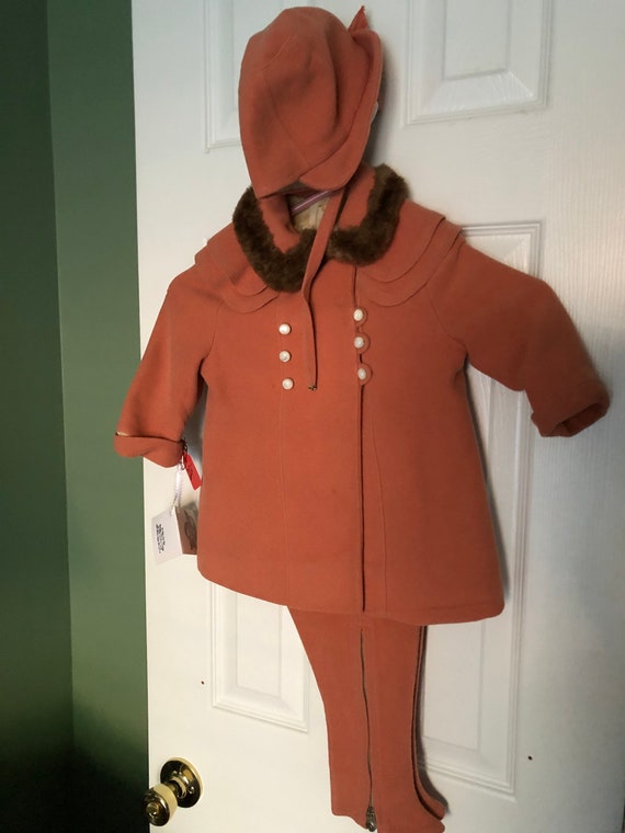 VINTAGE INFANT SNOW Suit! Vintage Baby Snow Suit,