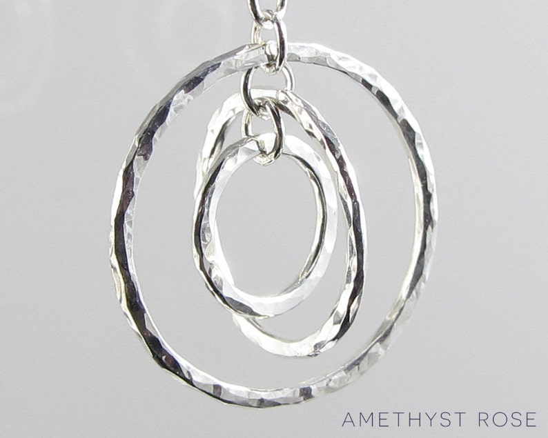 Spinning Orbits Earrings Sterling Silver Dangle Earrings Handmade