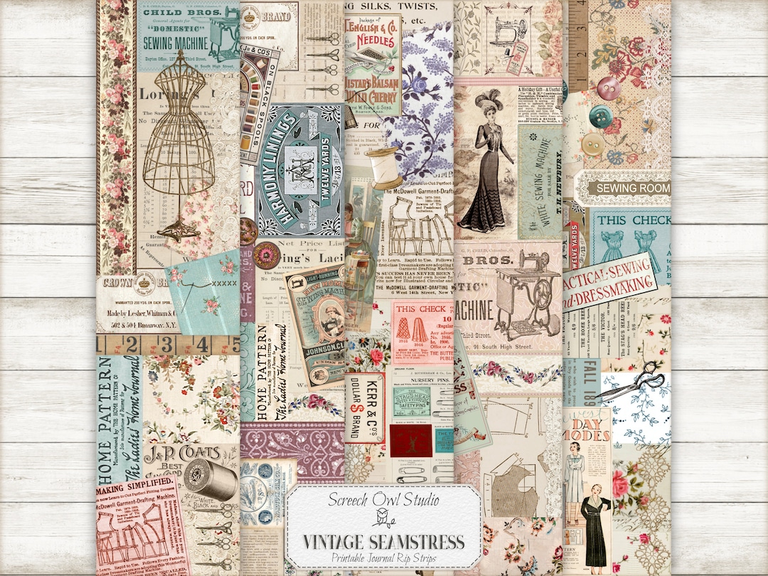 Printable Journal Rip Strips, Washi Tape Borders, Scrapbooking ...