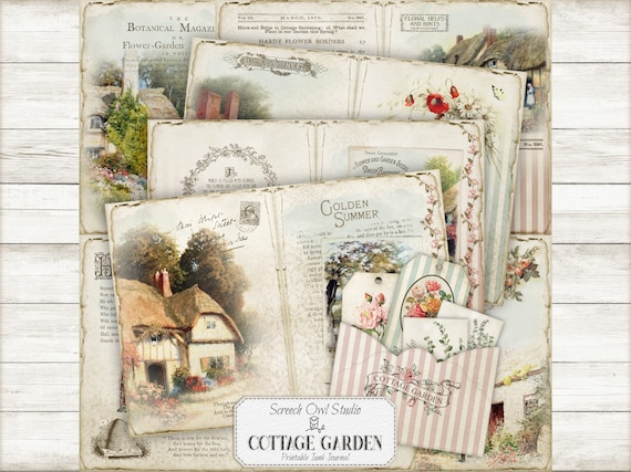 印刷可能なガーデニング ジャーナル、イングリッシュ カントリー 