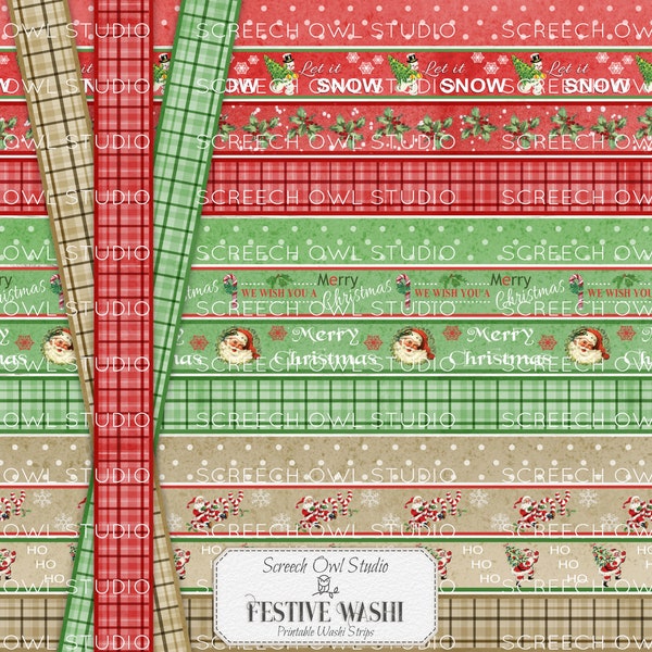 Christmas Washi Tape - Etsy
