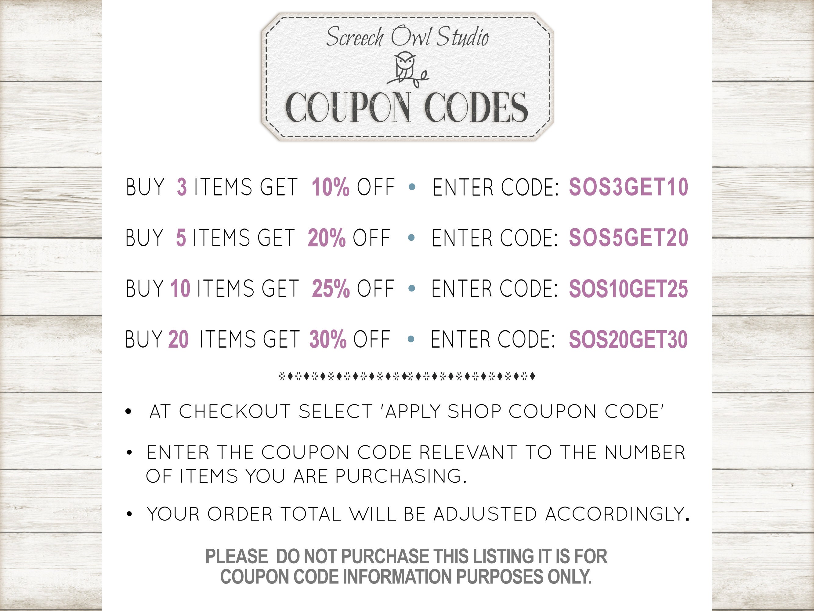 Sassy celebs etsy coupon code