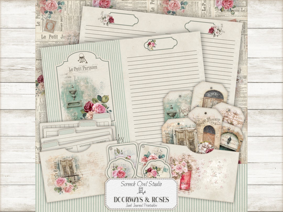 Printable Journal Pockets, Envelopes and Tags, Junk Journal Ephemera ...