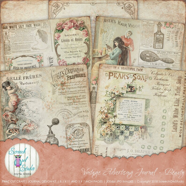 Digital Journal Pages 8.5 X 11 and 5 X | Etsy UK