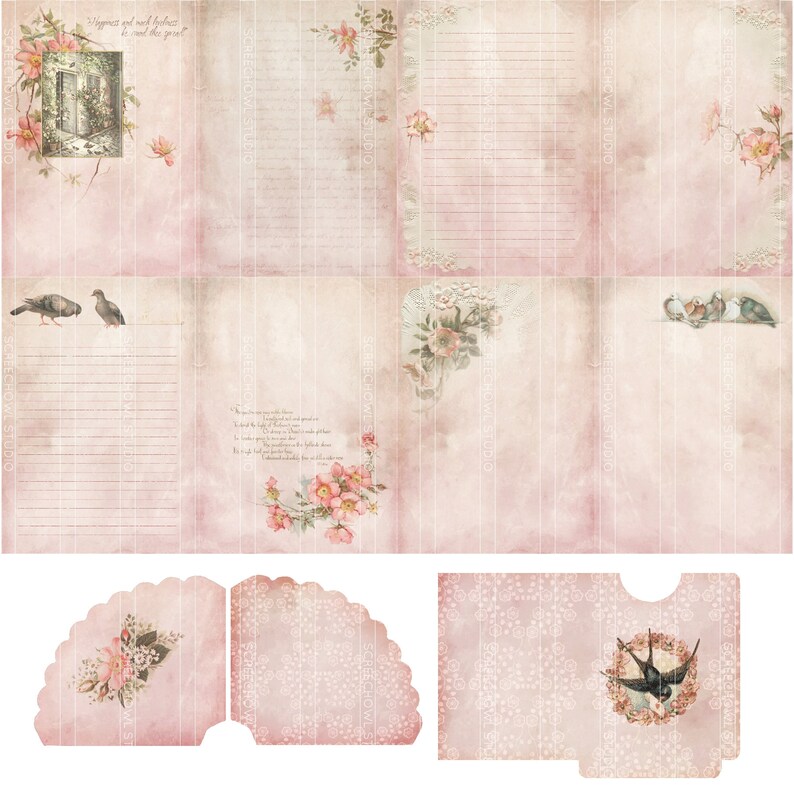 Printable Journal Digital Journal Kit Journal Pages and Etsy