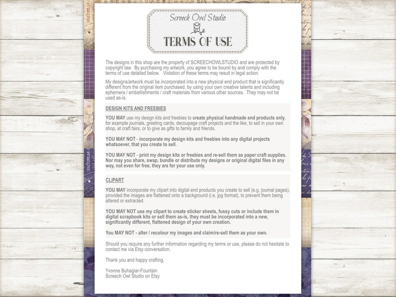 Printable Background Papers, Moon Themed Paper Pack, Scrapbooking