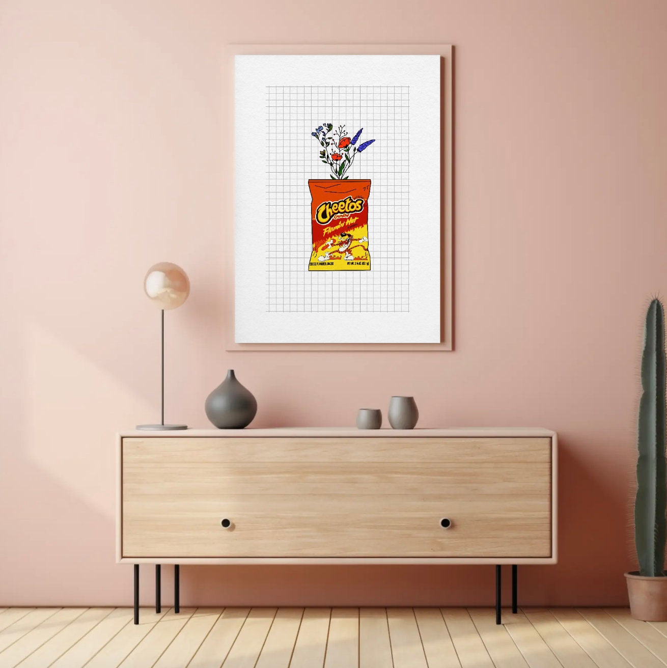 Hot Cheetos Vase Print Multiple Sizes - Etsy