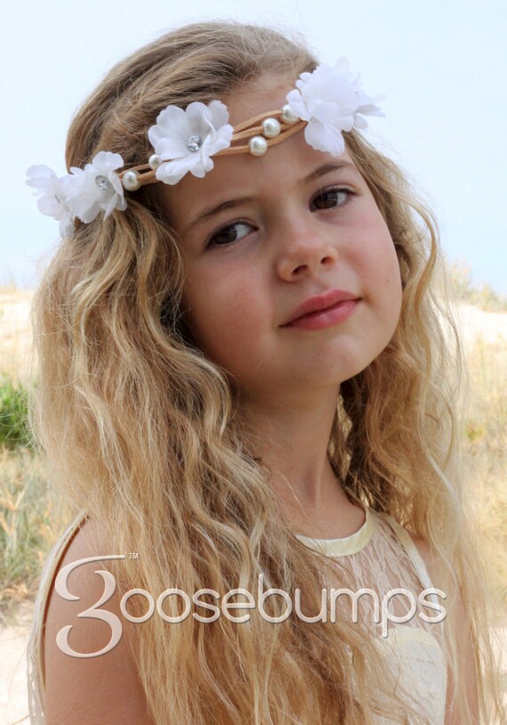 Heather Flower Girl Headband Communion Wedding Hair Princess Tiara Hair Accessories Hair Piece