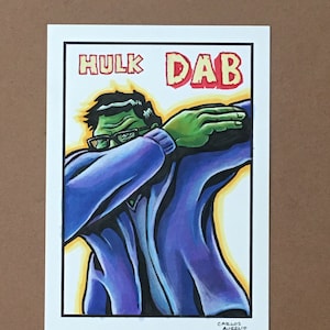 HULK DAB! Skizzenkarte 13x18