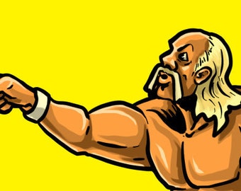 ハルク・ホーガン直筆サイン入り 16x20 WWE レスリング写真 BECKETT