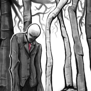 Slender Man ART PRINT ***Various Sizes***