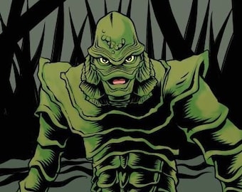 Black Lagoon ART PRINT - “La Criatura” ***Varios tamaños***