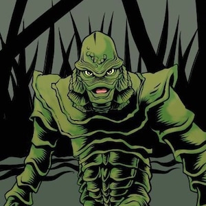 Black Lagoon ART PRINT - “The Creature” ***Various Sizes***