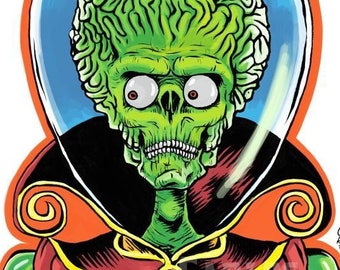 Mars Attacks ART PRINT - “Ack Ack Ack” ***Various Sizes***