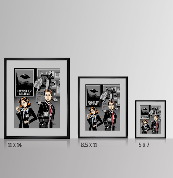 X-files ART PRINT - “the Truth is Out There” ***various Sizes