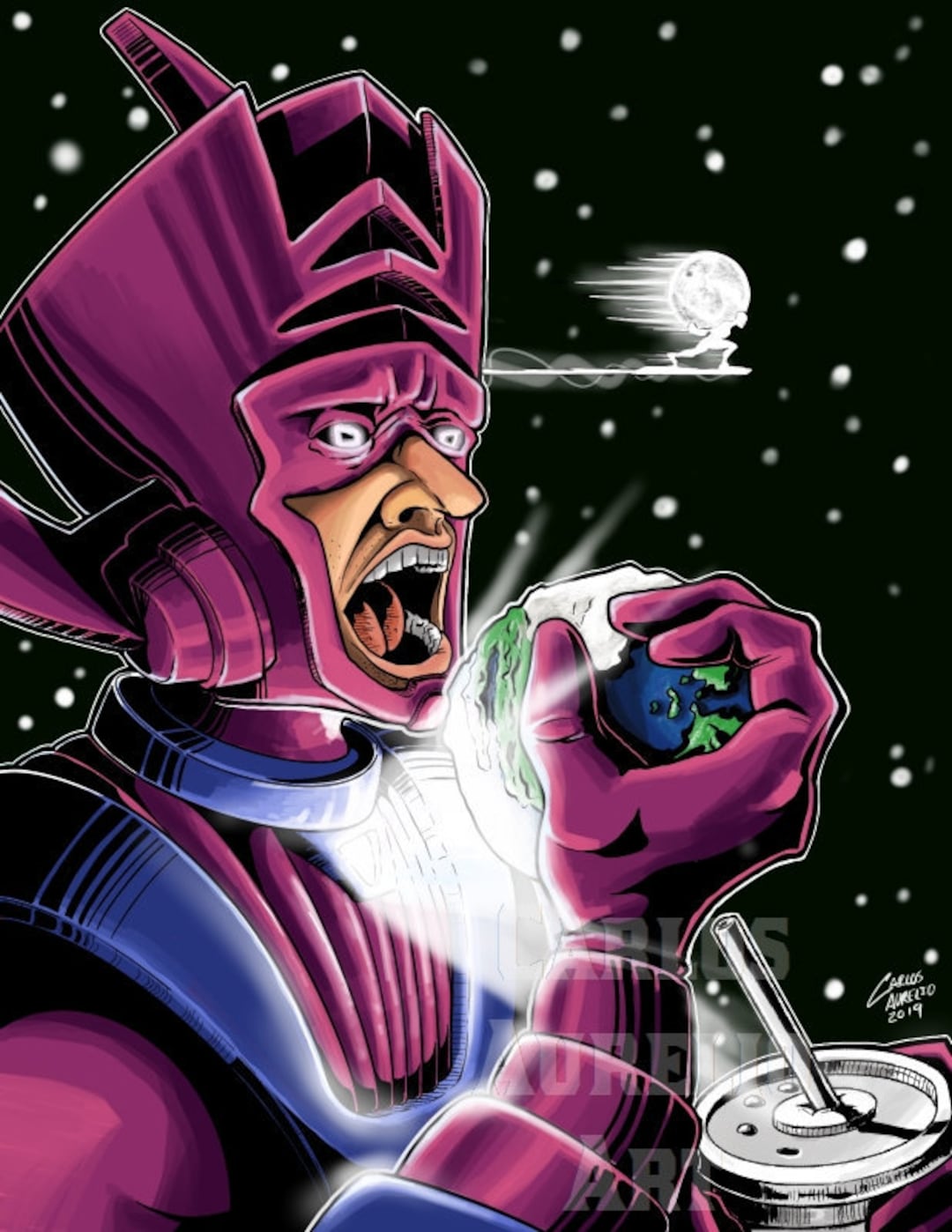 アメコミ・英語　GALACTUS THE DEVOURER Amazon.com: Galactus The Devourer (Galactus The Devourer