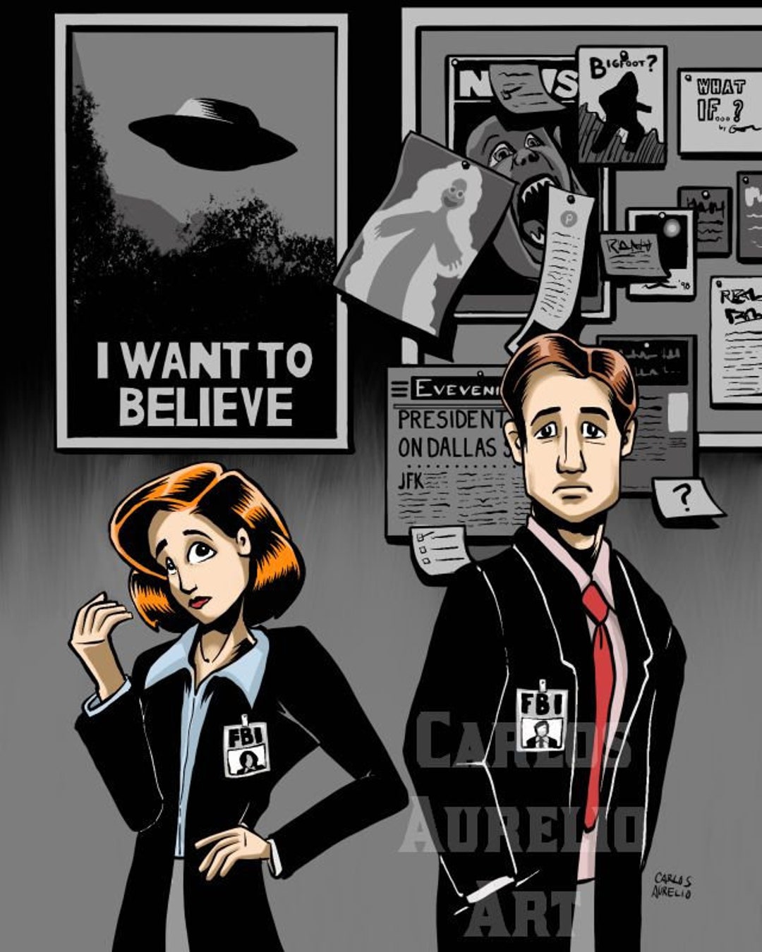 Xfiles ART PRINT the Truth is Out There various Sizes Etsy