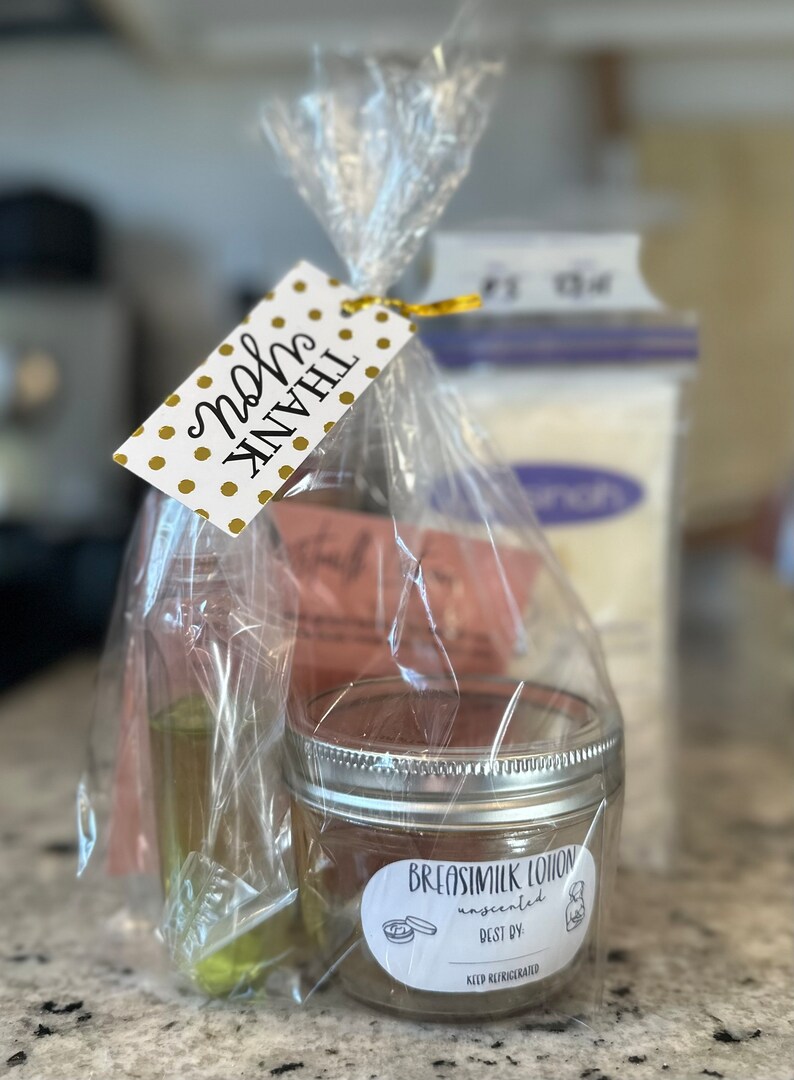 Breastmilk Lotion DIY Kit New Mom Baby Breastfeeding Mom Made With Beeswax, Vitamin E, Grapeseed