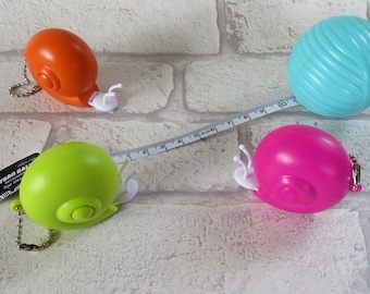 Bright Snail Tape Measure Yarn Ball Tape Measure -  Unique Gift for Knitters Crocheters & Dressmakers Quirky Tape