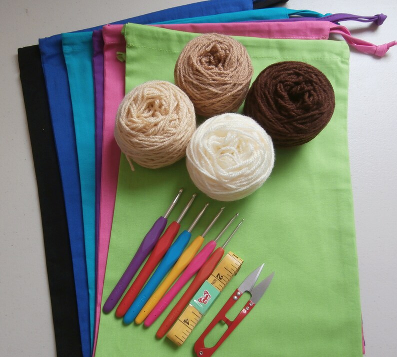 Beginners Crochet Starter Kit 6 Colour Coded Grip Crochet Etsy