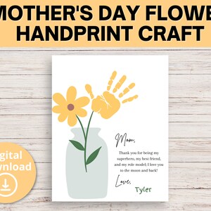 Mother&#39;s Day Handprint Printable